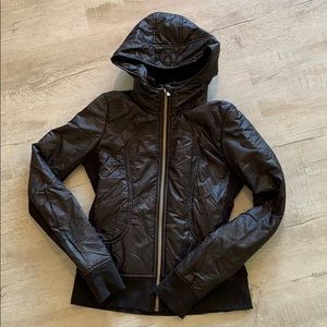 Lululemon Running Black Shiny Jacket